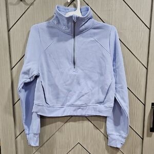 All in Motion Women's Sky Blue Half-Zip Sweatshirt
